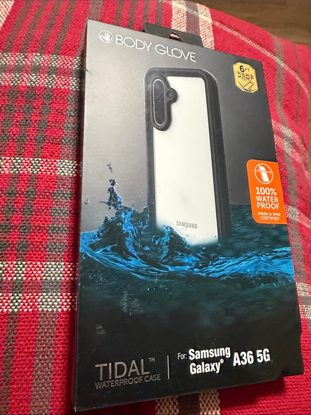 Body Glove Tidal Waterproof Case for Samsung Galaxy A36 5G - Black/White